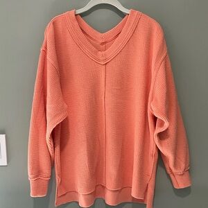 Aerie Oversized V-Neck Sweater